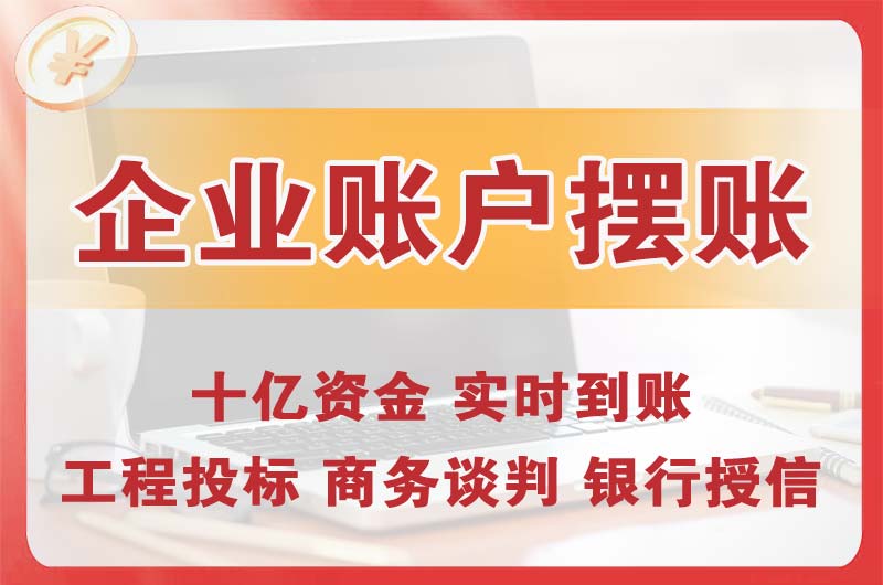 荣昌企业账户摆账
